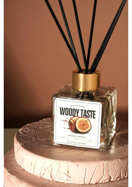 Home Premium Odunsu & Çikolata Çubuklu Oda Ortam Ofis Kokusu - 100 ml