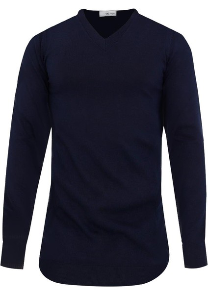 Lacivert V Yaka Triko Kazak fırsatları