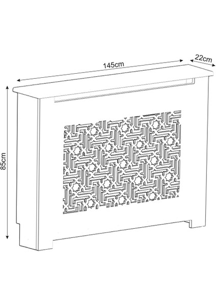 Yıldızlı Petek Kaplama Dresuar Beyaz 145CM indirimleri