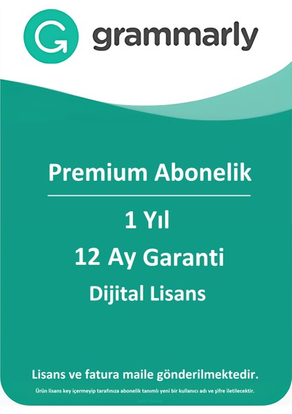 Premium 1 Yıl - Dijital Lisans - Hesap