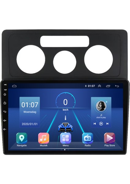 Volkswagen Caddy (2004-2019) 8+128 GB 4K OLED Android Carplay Multimedya Sistemi