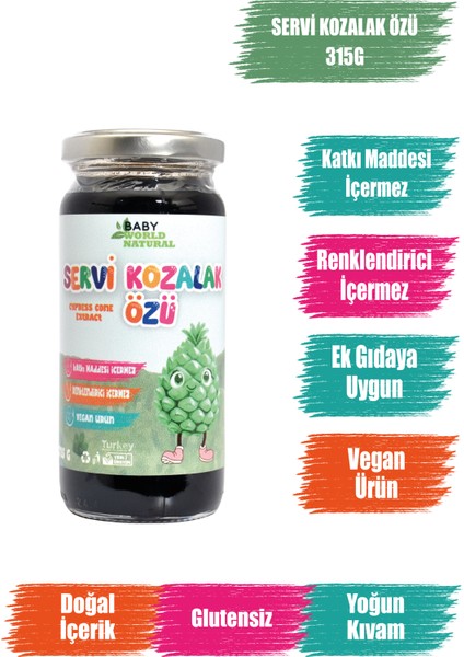 Servi Kozalak Özü 315 gr