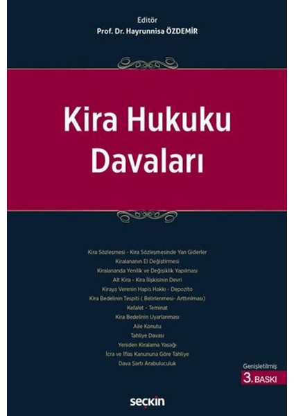 Kira Hukuku Davaları - Hayrunnisa Özdemir