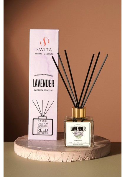 Home Premium Lavanta Esintisi Çubuklu Oda Ortam Ofis Kokusu - 100 ml