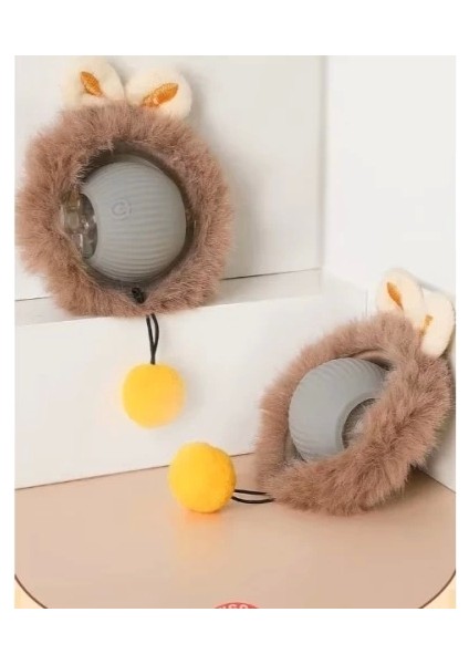 Tüylü Şarjlı Kedi Oyuncağı
