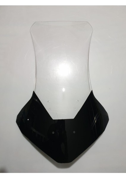 Rks Freccia 150 Siperlik Ön Cam Alt Siyah 2022-2025 Model 75CM Şeffaf Renkli 4mm Uzun Cam