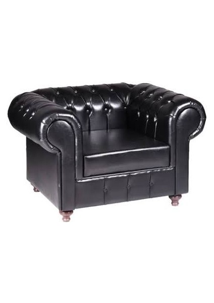 Chesterfield Gerçek Deri Koltuk