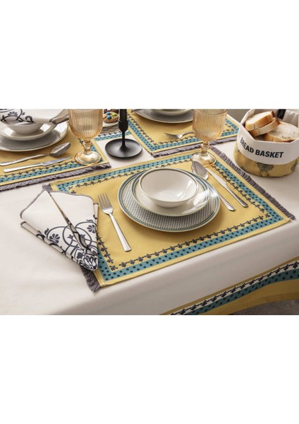 Home Safran Harmonia Premium Serisi Duck Keten Amerikan Servisi 40 x 50