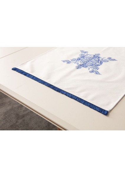 Home Royal Elegance Premium Serisi Duck Keten Runner Leke Tutmaz 45 x 140