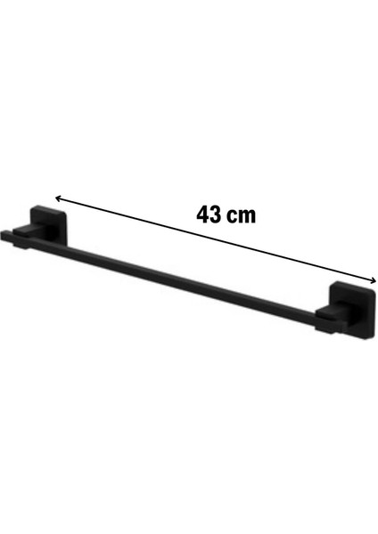 Buffer® Kendiliğinden Yapışkanlı Siyah Çubuk Havluluk