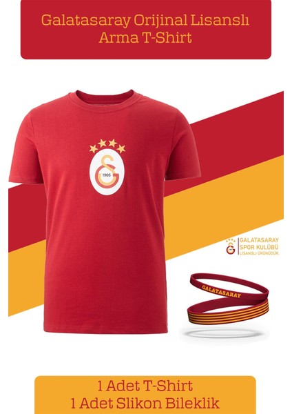 Orijinal Lisanslı Arma T-Shirt + Bileklik Set Hediyelik Ahşap Kutulu fiyatları