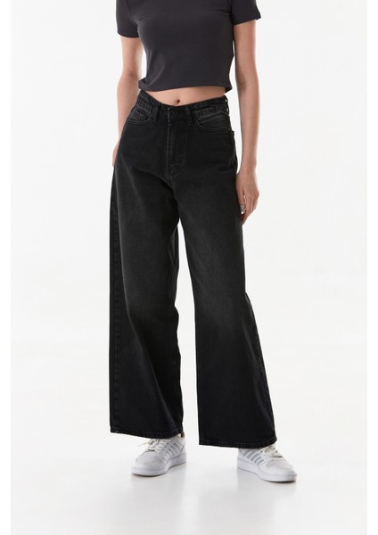Yüksek Bel Baggy Jean