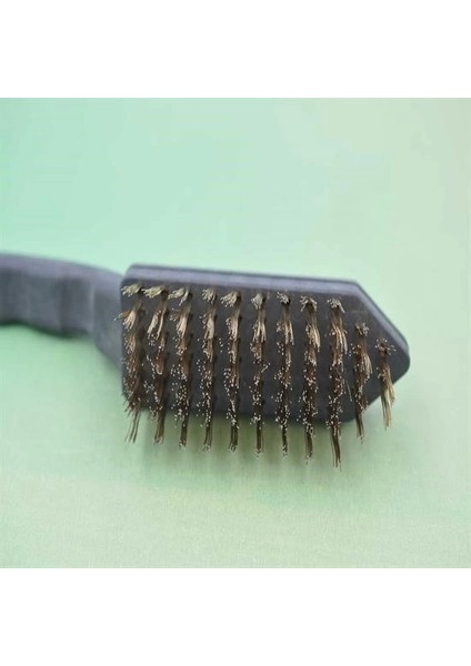 Buffer® Metal Tel Fırça Plastik Saplı Pas Kir Sökme Temizleme Fırçası