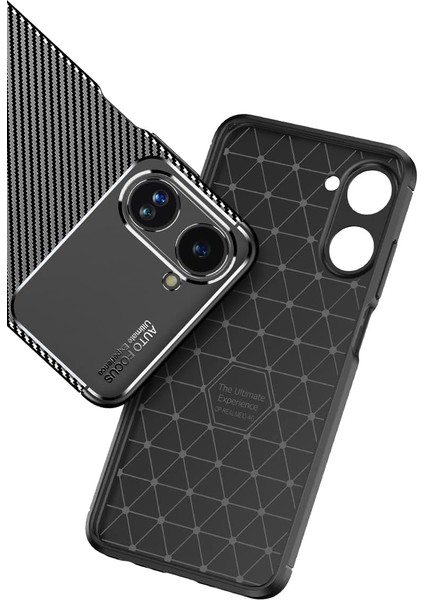 Poco X7 Pro Uyumlu Kılıf Karbon Görünümlü Kamera Koruyculu Mat Kaymaz Slikon Kapak modelleri