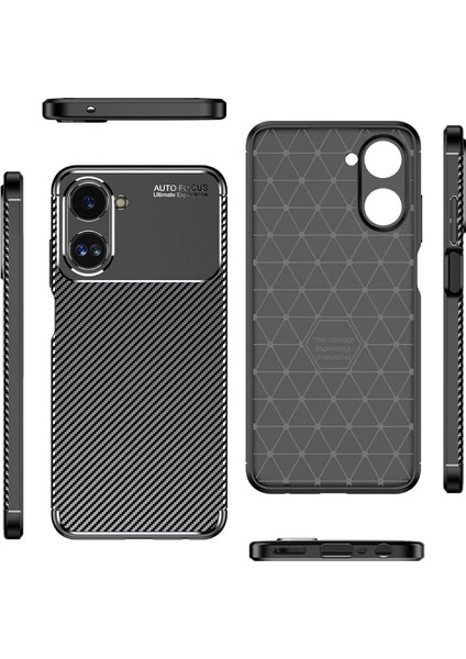 Poco X7 Pro Uyumlu Kılıf Karbon Görünümlü Kamera Koruyculu Mat Kaymaz Slikon Kapak indirimleri