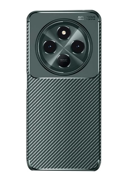 Tecno Spark 30C Uyumlu Kılıf Karbon Görünümlü Kamera Koruyculu Mat Kaymaz Slikon Kapak