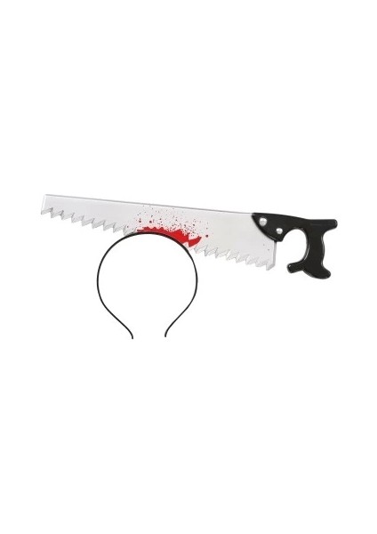 Kafaya Saplanmış Halloween Kanlı Testere Şaka Tacı fırsatları