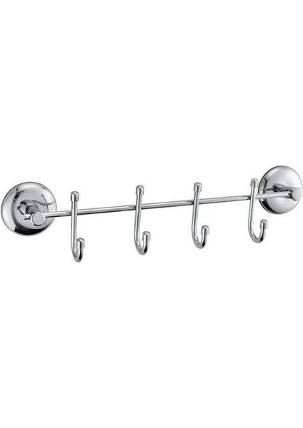 ® 4 Kancalı Dekoratif Askılık Mutfak Banyo Duvar Yüzeyi Askısı