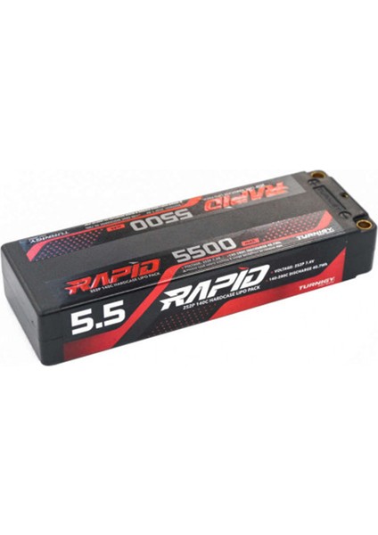 Rapid 5500MAH 2S2P 140C Hardcase Lipo Batarya