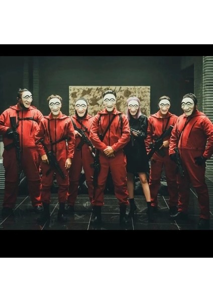 Koreli Hırsız Teatral Hahoe Maskesi - Dali Maskesi fiyatları