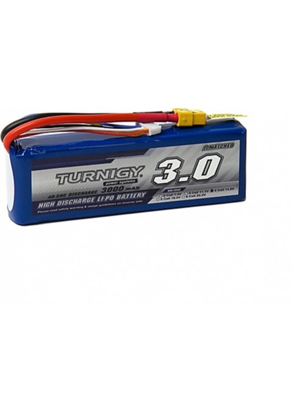 3000MAH 4s 40C Lipo Pack W/xt-60 Lipo Batarya