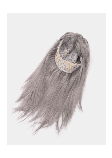 Platin Gri Gümüş Uzun Parti Peruğu fiyatları