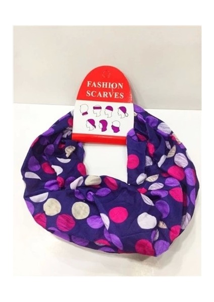 Puantiyeli Bandana Baf Maske