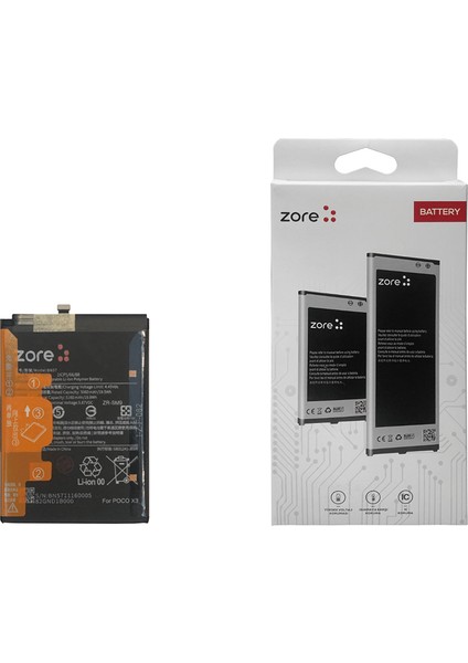 Xiaomi Poco X3 BN57 Uyumlu Zore Quality Batarya
