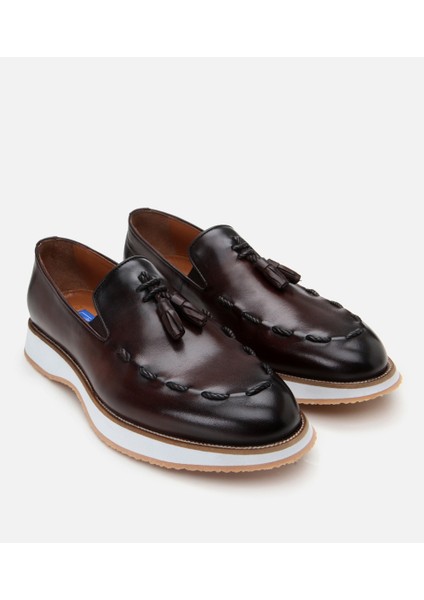 Masters 02AYH305220A480 ERKEK Deri Kahverengi Püskül Detaylı Loafer fiyatları