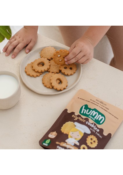 Humm Organıc Cheflıne Tahinli Pekmezli Vegan Kurabiye 55G x 3 Adet modelleri