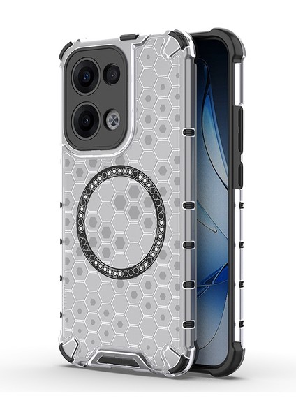 Oppo RENO13 Manyetik Şeffaf Düşmeye Dayanıklı Telefon Kılıfı (Yurt Dışından) fiyatları