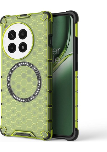 Oneplus 13R Manyetik Şeffaf Düşmeye Dayanıklı Telefon Kılıfı (Yurt Dışından)