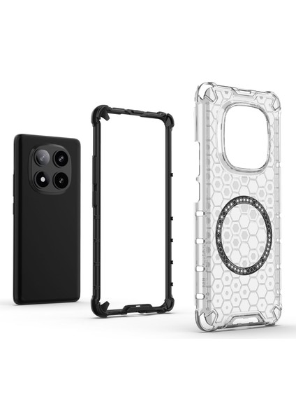 Xiaomi Poco F5 Pro Manyetik Şeffaf Düşmeye Dayanıklı Telefon Kılıfı (Yurt Dışından) modelleri