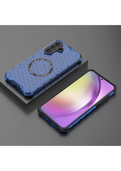 Samsung Galaxy A56 Manyetik Şeffaf Düşmeye Dayanıklı Telefon Kılıfı (Yurt Dışından)