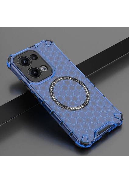 Oppo RENO13 Manyetik Şeffaf Düşmeye Dayanıklı Telefon Kılıfı (Yurt Dışından)