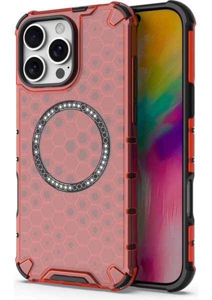 IPhone 14 Pro Max Manyetik Şeffaf Düşmeye Dayanıklı Telefon Kılıfı (Yurt Dışından)