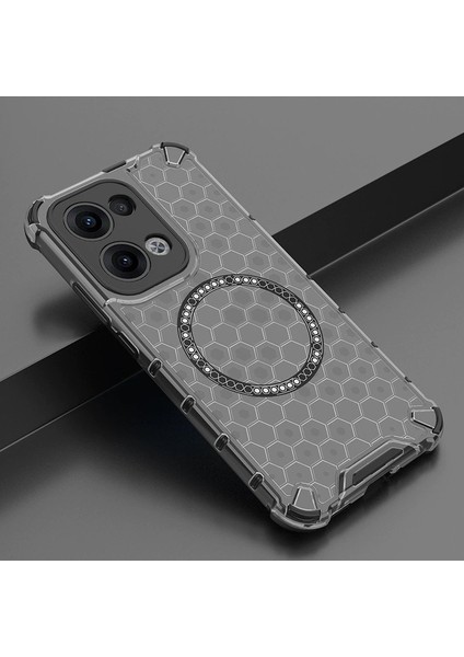 Oppo RENO13 Manyetik Şeffaf Düşmeye Dayanıklı Telefon Kılıfı (Yurt Dışından)