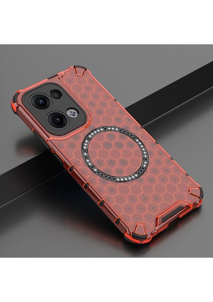 Oppo RENO13 Manyetik Şeffaf Düşmeye Dayanıklı Telefon Kılıfı (Yurt Dışından)