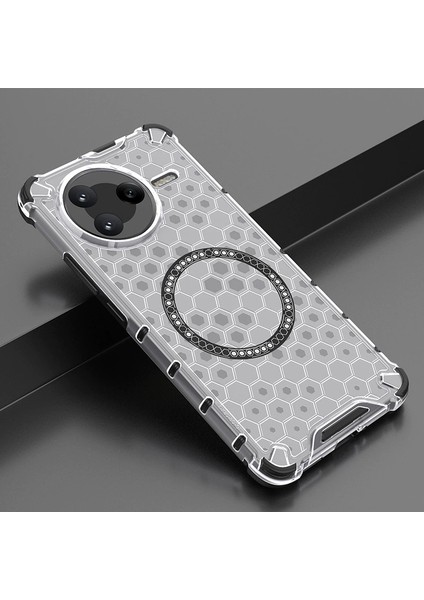 Xiaomi Redmi K80 Manyetik Şeffaf Düşmeye Dayanıklı Telefon Kılıfı (Yurt Dışından)