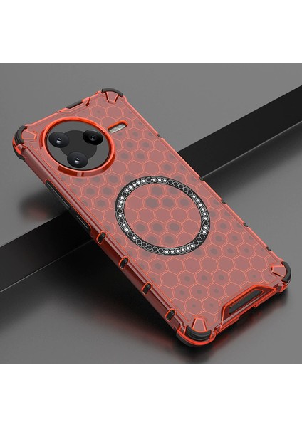 Xiaomi Redmi K80 Manyetik Şeffaf Düşmeye Dayanıklı Telefon Kılıfı (Yurt Dışından)