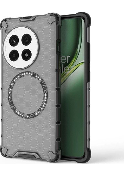 Oneplus Ace3 Pro Manyetik Şeffaf Düşmeye Dayanıklı Telefon Kılıfı (Yurt Dışından)