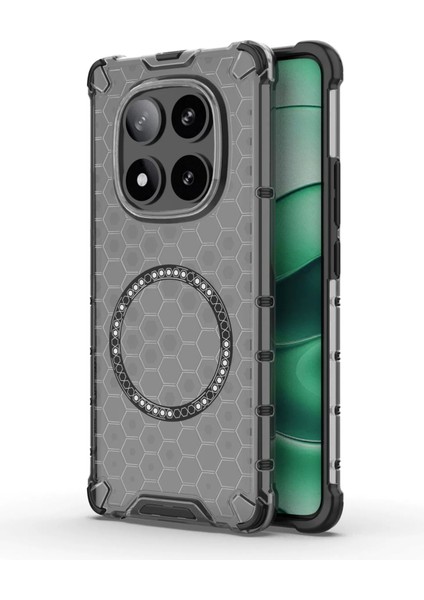 Xiaomi 14 Manyetik Şeffaf Düşmeye Dayanıklı Telefon Kılıfı (Yurt Dışından)