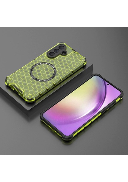 Samsung Galaxy A56 Manyetik Şeffaf Düşmeye Dayanıklı Telefon Kılıfı (Yurt Dışından)