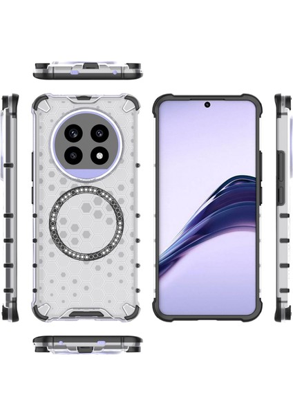 Oppo Realme 13 Pro Manyetik Şeffaf Düşmeye Dayanıklı Telefon Kılıfı (Yurt Dışından) fiyatları