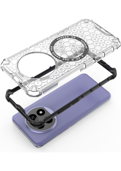 Oppo Realme 13 Pro Manyetik Şeffaf Düşmeye Dayanıklı Telefon Kılıfı (Yurt Dışından) modelleri