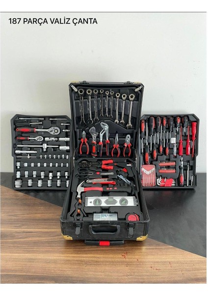 Elaletideposu 187 Parça Valiz Takım Çantası