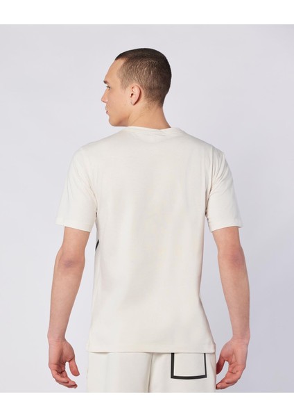 Fabio Tee Erkek Ekru Regular Fit Tişört fırsatları