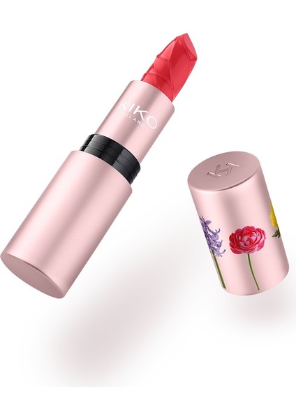 KikoMilano Ruj Days In Bloom Hydr Glow Lipstick 05 Red Mindset