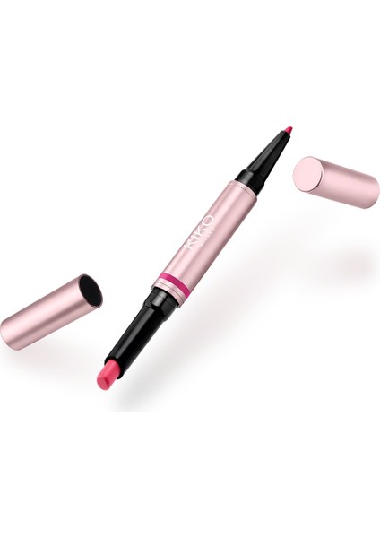 KikoMilano Ruj - Days In Bloom 2 İn 1 Vibrant Lipstick & Pencil - 06 Pink Life