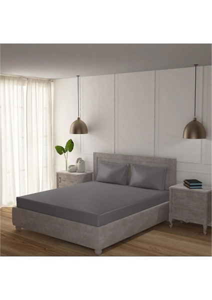 Lüx Lastikli Penye Çarşaf 100 x 200 cm Gri Renk fırsatları